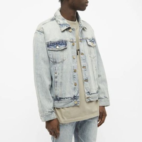 Fear of God ESSENTIALS - Denim Trucker Jacket - Picture 3 of 3